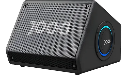 PARLANTE PORTATIL JOOG KARAOKE JK40 220W RMS MIXER BT USB TF AUX BLACK C  2 MICOFONOS BIVOLT