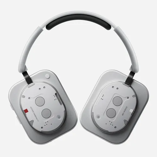 AURICULAR WIRELESS NOTHING HEADPHONE  1  B170 ANC 6MICS IP52 BY KEF ESTUCHE TRANSP WHITE