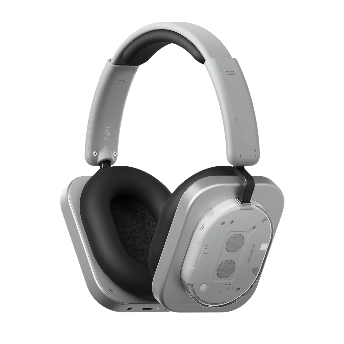 AURICULAR WIRELESS NOTHING HEADPHONE  1  B170 ANC 6MICS IP52 BY KEF ESTUCHE TRANSP BLACK
