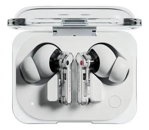 AURICULAR WIRELESS NOTHING EAR ANC 6MICS IP54 TRANSP WHITE