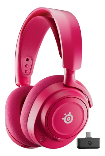 AURICULAR STEELSERIES 61732 ARCTIS NOVA 7 GEN 2 WIRELESS PC PS5 SWITCH BT 38H 360� MAGENTA
