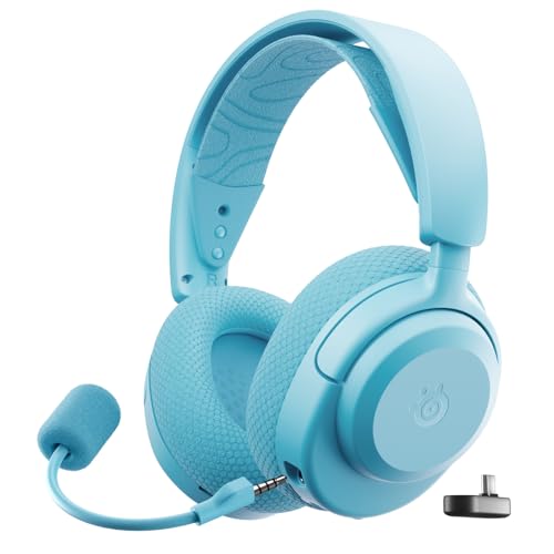 AURICULAR STEELSERIES 61688 ARCTIS NOVA 3PW WIRELESS PS5 PS4 PC SWITCH BT 2 4GHZ 40H AQUA