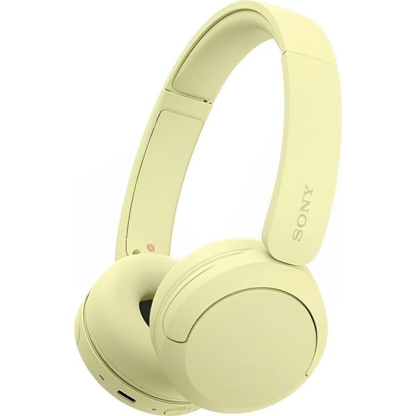 AURICULAR SONY BT ON-EAR WH-CH520 50HS APP MULTIPOINT YELLOW