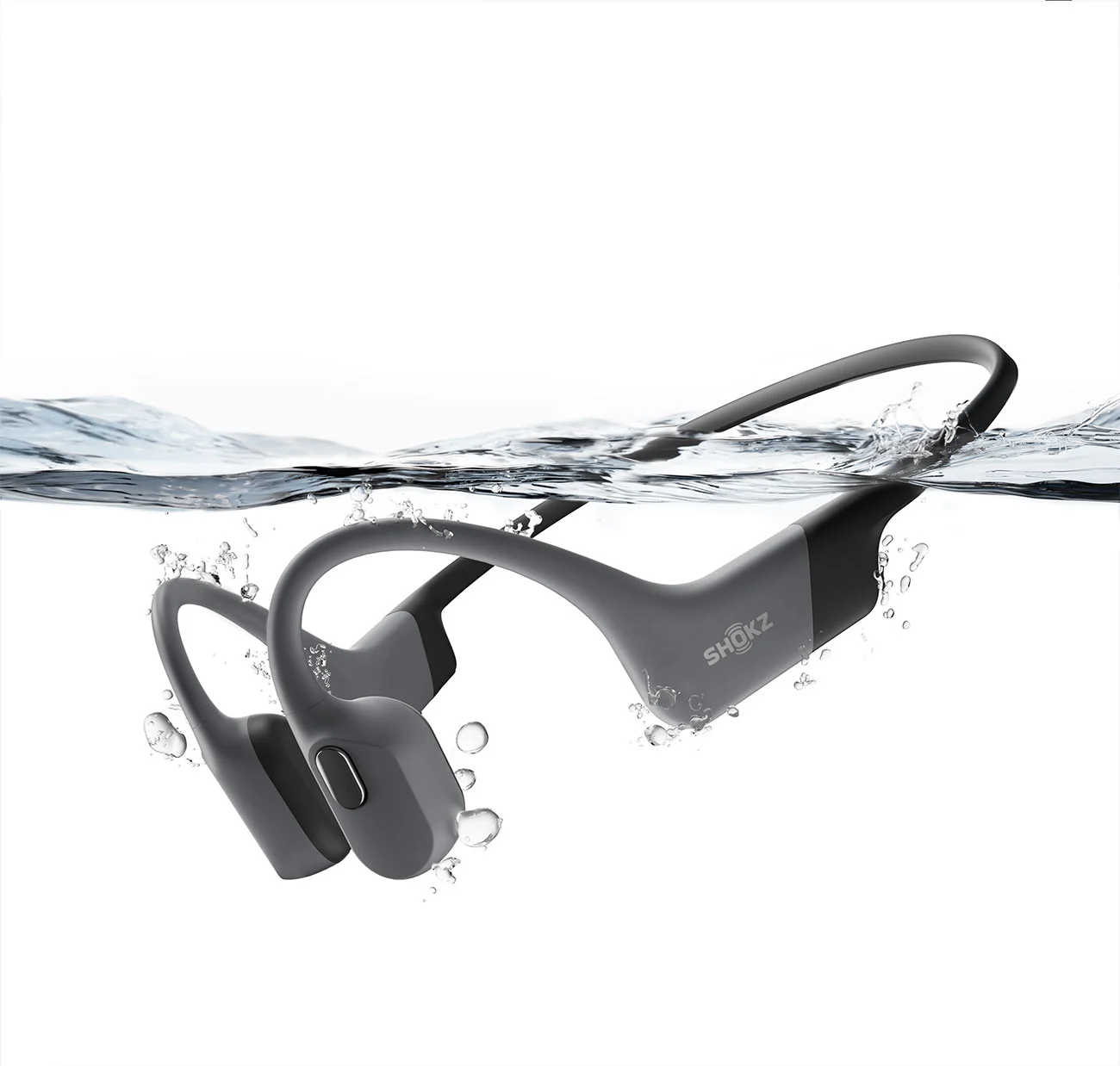 AURICULAR SHOKZ OPENSWIM PRO  BONE CONDUCTION  GREY S710-ST-GY-US