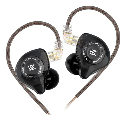 AURICULAR RETORNO KZ EDX PRO X 3 5MM BLACK