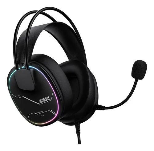 AURICULAR ONIKUMA GAMING X91 RGB C CABLE MIC BLACK  
