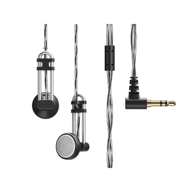 AURICULAR MOONDROP U-2 HIFI EARBUD C CABLE 3 5MM BLACK