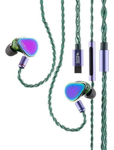 AURICULAR MOONDROP RAYS GAMING IN-EAR MONITOR ANC C CABLE USB-C BLACK