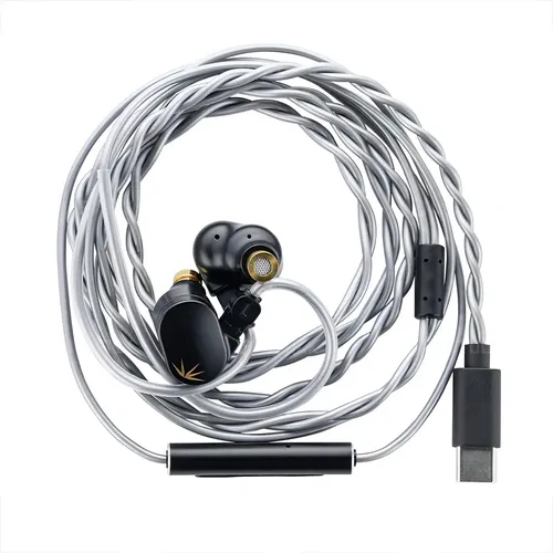 AURICULAR MOONDROP CHU 2 IN-EAR MONITOR C CABLE 3 5MM  BLACK
