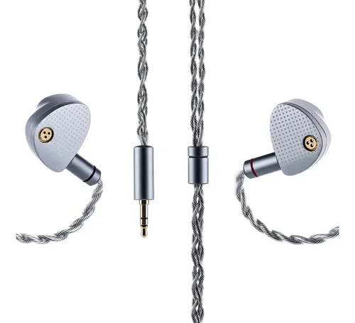 AURICULAR MOONDROP ARIA 2 IN-EAR MONITOR C CABLE 3 5MM SILVER