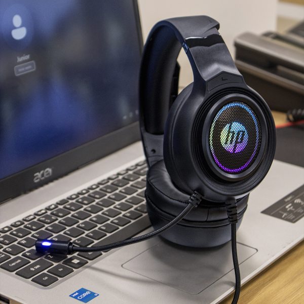 AURICULAR HP NHP-DHE-8008U GAMING USB 7 1 CON MICR�FONO BLACK