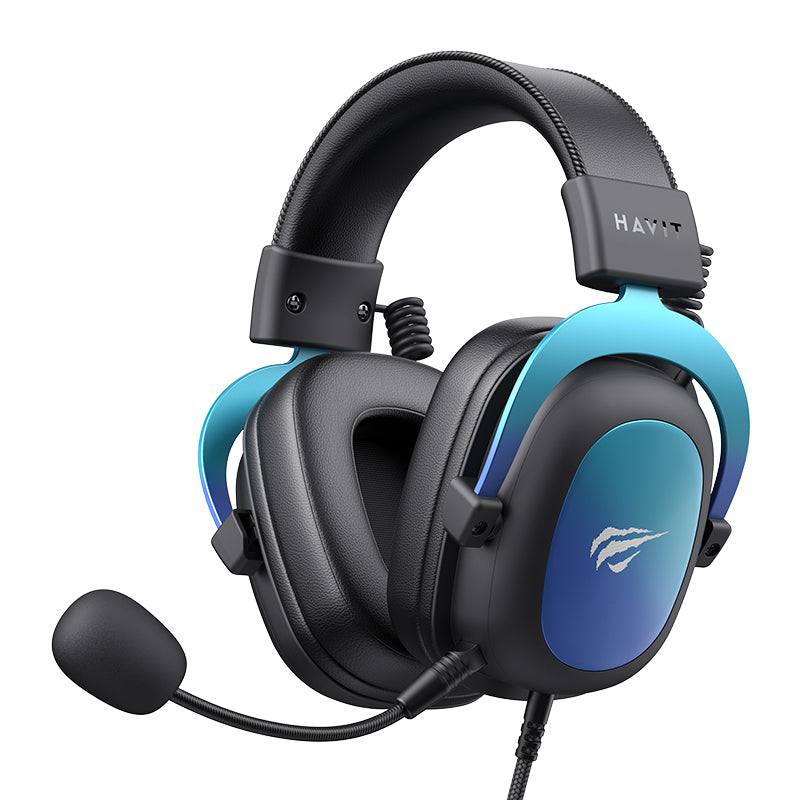 AURICULAR HAVIT H2002U PRO GAMING USB 7 1 CON MICR�FONO BLACK BLUE PURPLE