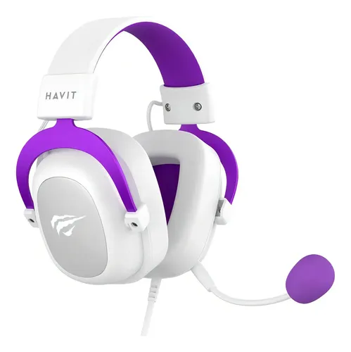 AURICULAR HAVIT H2002D GAMING 3 5MM CON MICR�FONO WHITE PURPLE
