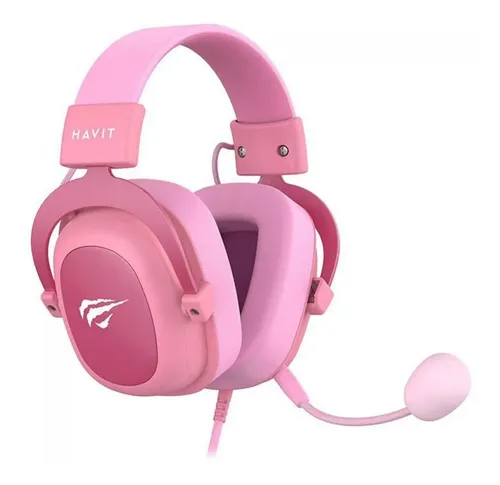 AURICULAR HAVIT H2002D GAMING 3 5MM CON MICR�FONO PINK