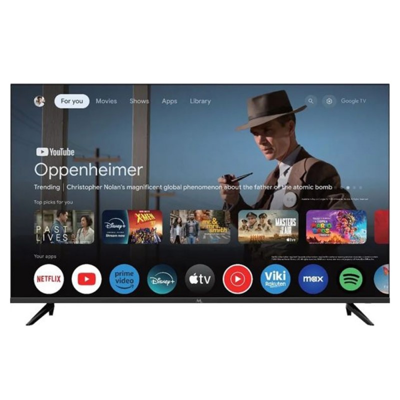TV SMART 86  MTEK MKQ86FSGU QLED 4K 8B GOOGLE TV DA DIG VOICE REMOTE BT CAST
