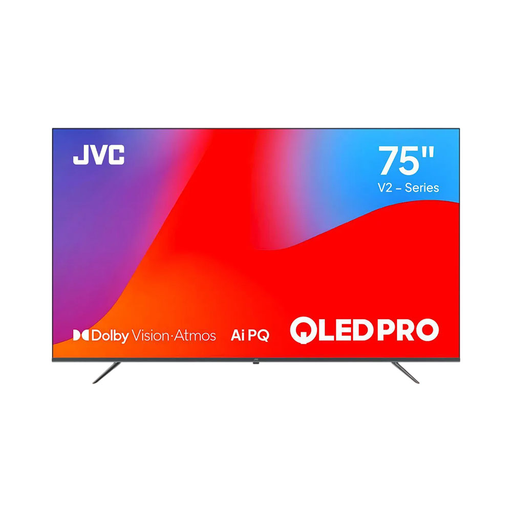 TV SMART 75 JVC 75KM858 QLED PRO 4K 120HZ GOOGLE TV HDMI BT ATMOS2 0 DOLBY BK