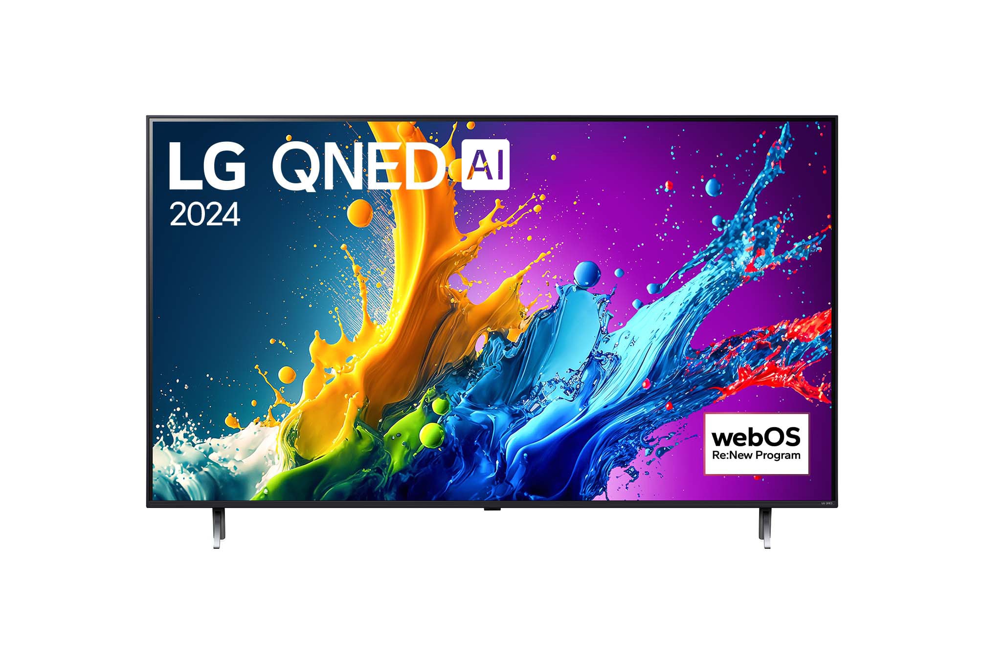 TV SMART 75  LG 75QNED80TSA QNED AI 4K AI SOUND PRO DOLBY BT HDR10 HLGBT BLACK