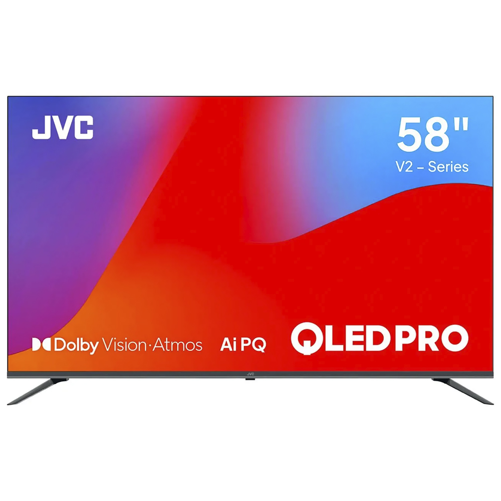 TV SMART 58 JVC 58KM858 QLED PRO 4K 120HZ GOOGLE TV HDMI BT ATMOS2 0 DOLBY BK