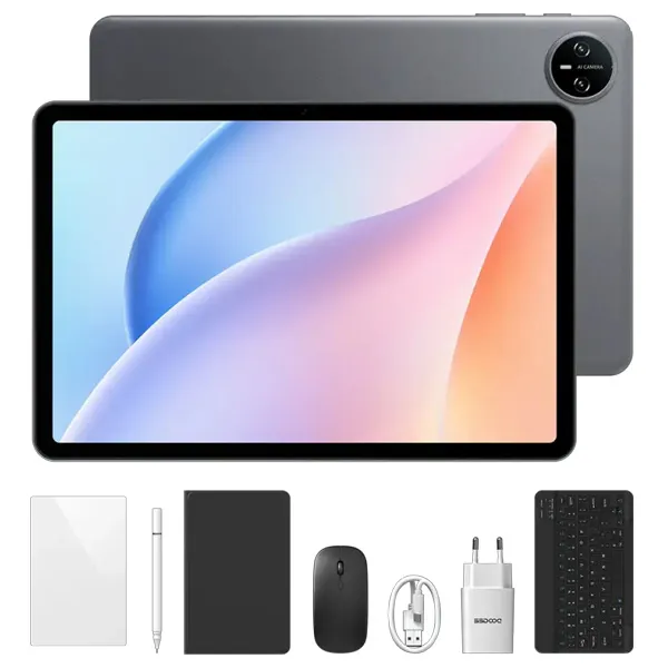 TABLET DOOGEE A9 PRO VIP 10 1  4GB 128GB ESTU+TECL ING+PEN+MOUSE+AURIC+CARG GRAY