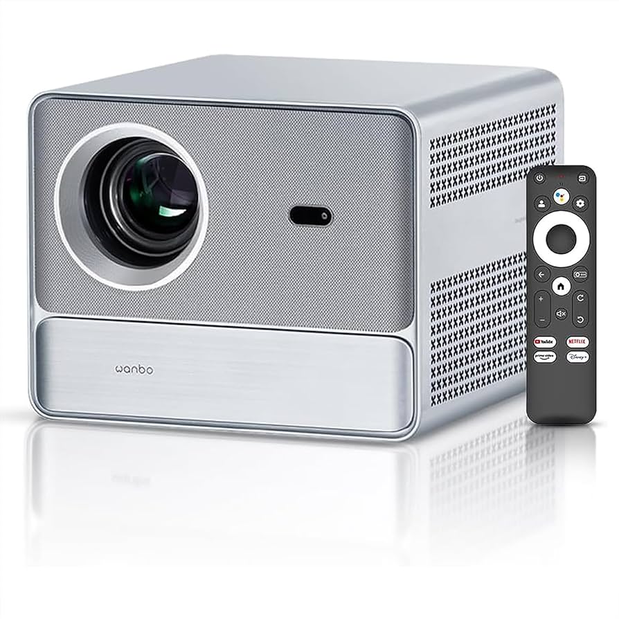 PROYECTOR XIAOMI WANBO DAVINCI 1 600L FHD AUTO FOCUS ANDROID 9 WIFI6 HDMI SILVER