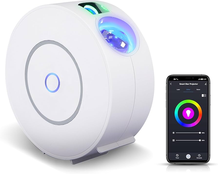 PROYECTOR SMART STAR PROJECTOR WL-NX-USSP WIFI ALEXA GOOGLE WHITE  MOES