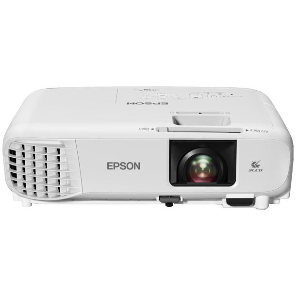 PROYECTOR EPSON POWERLITE 118 3800 LUMENS XGA 3LCD 2 HDMI 2 VGA USB WHITE V11HA03020