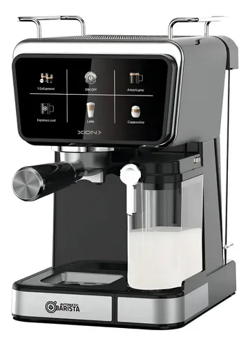 CAFETERA XION XI-CM408 CREMA TOUCH ESP-LECH ESPRESSO VARISTA 1350W 20BARES VAPO 220V