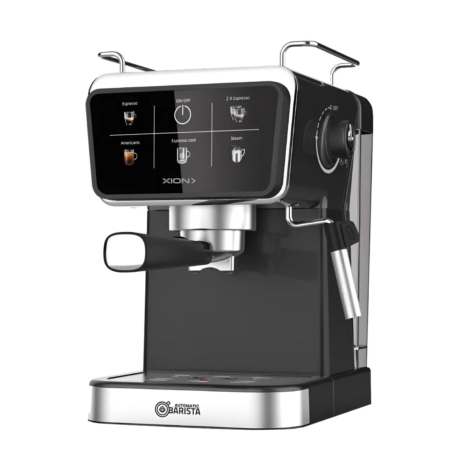 CAFETERA XION XI-CM301 CREMA TOUCH ESPRESSO VARISTA 1350W 20BARES VAPO 220V