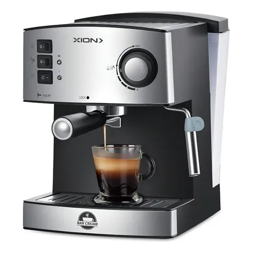 CAFETERA XION XI-CM21 EXPRESSO CAPUCCINO 850W VAPO 1 6L 15BA 220V