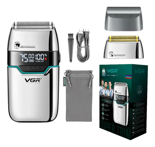 AFEITADORA MINI PORTATIL VGR V-350 RECARGABLE SILVER