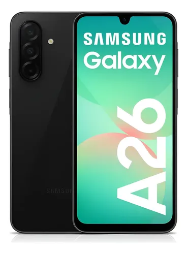 CELULAR SAMSUNG A26 SM-A266B DS 128GB 6GB RAM 5G BLACK