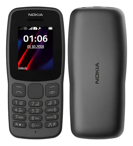 CELULAR NOKIA 106 TA-1564 DUAL SIM 4G BLACK