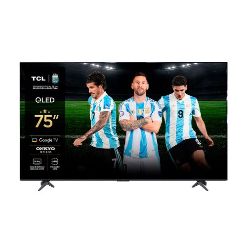 TV SMART 75  TCL Q77K QLED 4K UHD GOOGLE TV DIG BT HDR10 DOLBY 110V