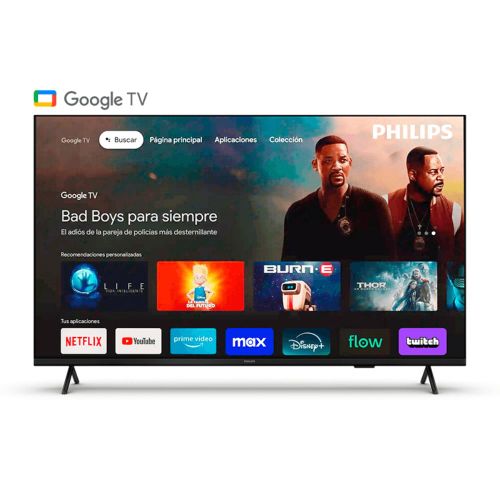 TV SMART 50  PHILIPS QLED+ GAMER 4K 144HZ DOLBY VISION FSP GOOGLE TV BT 110V