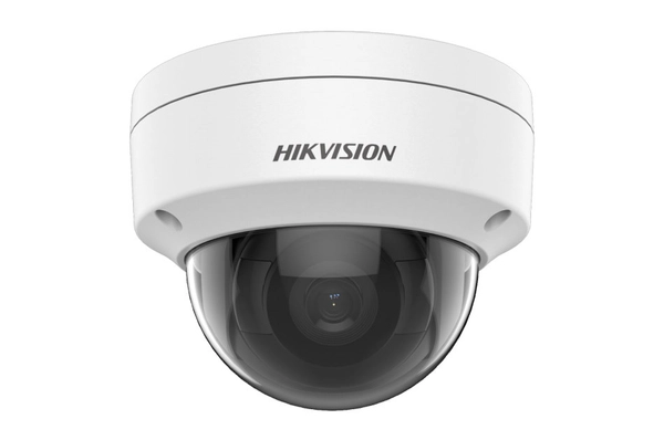 CCTV HIKVISION CAM DOME DS-2CD2123G2-IU 2MP 2 8MM MIC IP67 WHITE EXTERNO