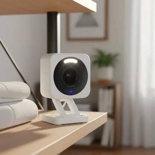CAMARA IP WYZE CAM V4 IA 2 5K QHD NOCTURNA COLOR WIFI MIC SD IP65 WHITE