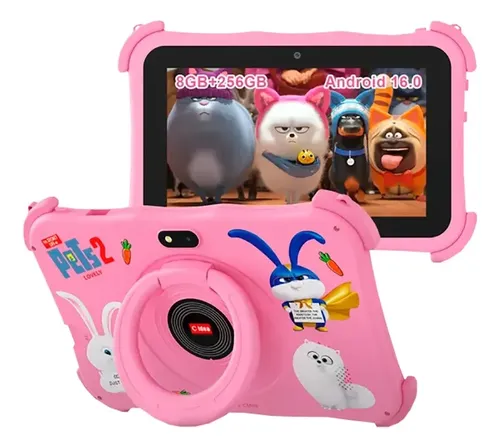 TABLET C IDEA CM89 KIDS WIFI 7  8GB 256GB PEN+ACCS KIDS PINK
