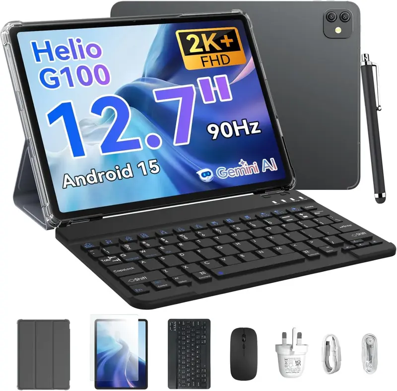 TABLET BLACKVIEW LINK 8 WIFI 12 7  2K 90HZ 6GB 256GB TECL+PEN GRAY