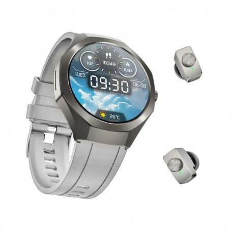RELOJ G-TIDE R9 EDGE SILVER + AURICULAR