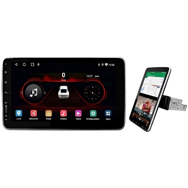 AUTORRADIO HETZER UNIVERSAL 1DIN 10 1  CAM RE FM CARPLAY ANDROID AUTO