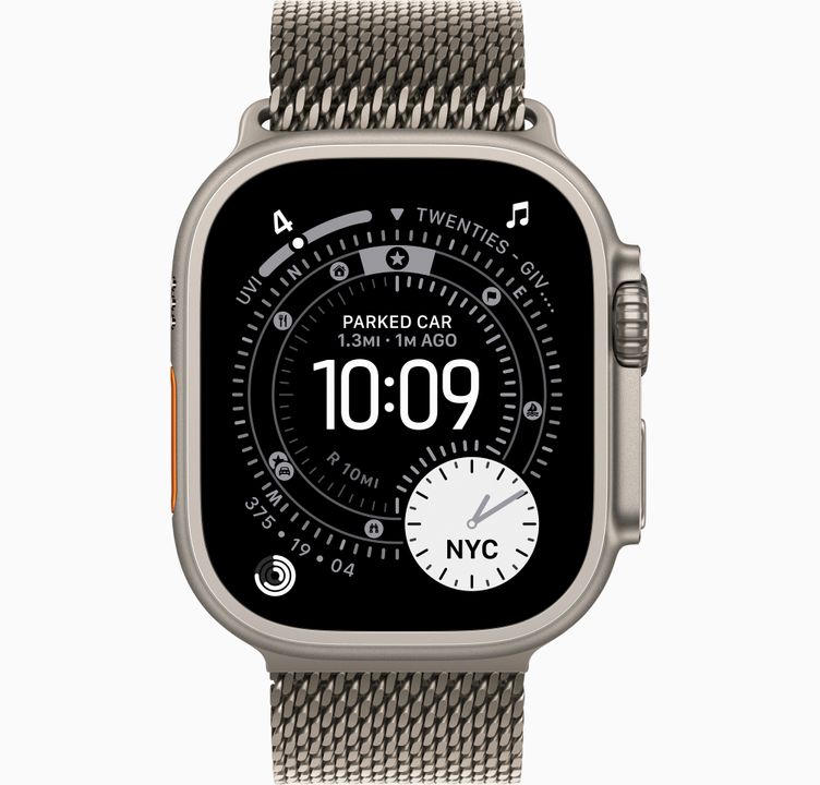 APPLE WATCH ULTRA 3 49MM GPS CELL MEWY4BE A NATURAL TITANIUM NATURAL MILANESE LOOP M ANATEL