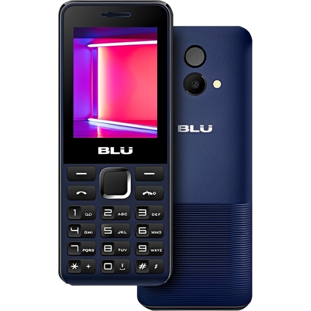 CELULAR BLU TANK II T196 2 4  BLACK BLUE