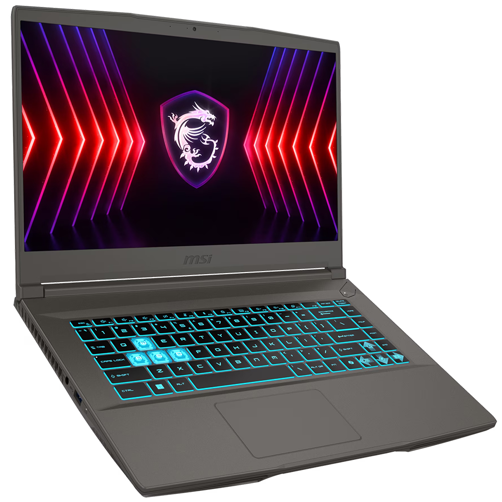 NOTEBOOK MSI THIN 15 B13VE-3047US I7-13620H 4 9 16GBD4 1TBSSD 15 6  IPS 144HZ RTX4050 W11 ING BK