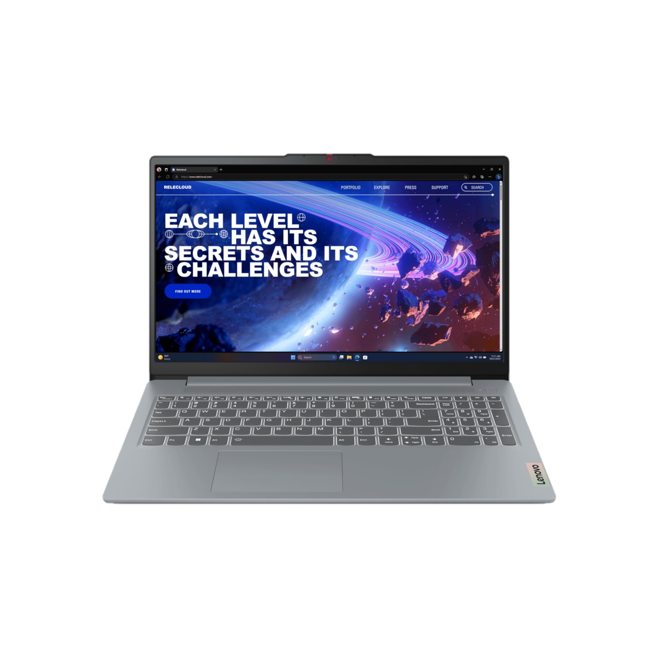 NOTEBOOK LENOVO IDEAPAD SLIM 3I 82X700KEUS I5-1335U 4 6GHZ 16GBD5 256SSD 15 6  FHD W11 ING GREY