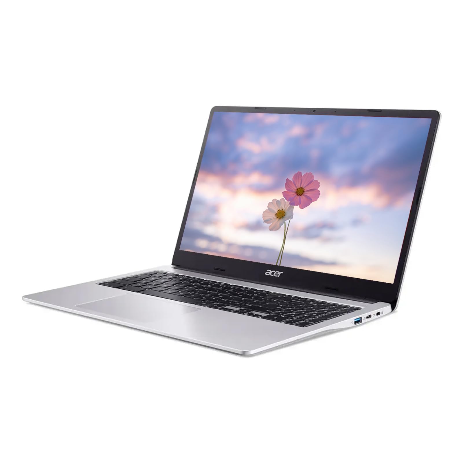 NOTEBOOK ACER CHROMEBOOK CB315-4H-P8FZ PENTIUM- N6000 1 1GHZ 4GBD4 128GB EMMC 15 6  HD ING SILVER