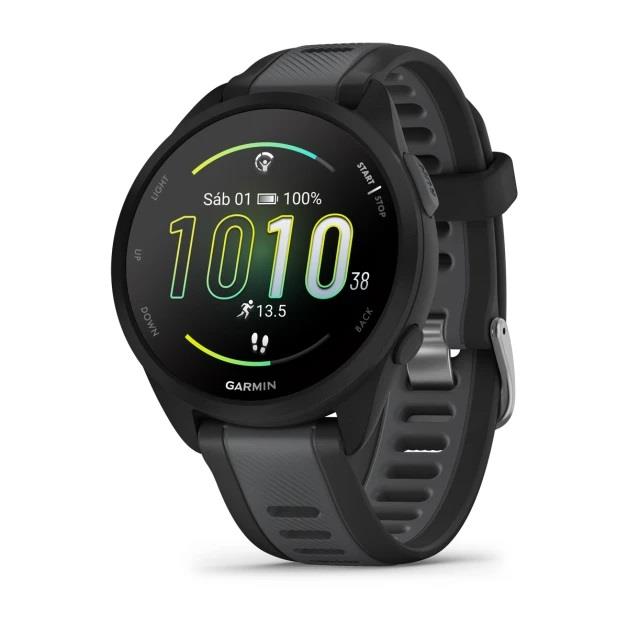 RELOJ GARMIN FORERUNNER 165 BASIC 43MM ASIA BLACK SLATE GRAY 010-02863-AC