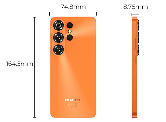 CELULAR OUKITEL C26 128GB 6GB DUAL 4G TITANIUM