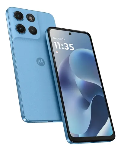 CELULAR MOTOROLA G17 XT2623-1 DUAL 256GB 4GB RAM PANTONE ALASKAN  AZUL CLARO  *CON CARGADOR*