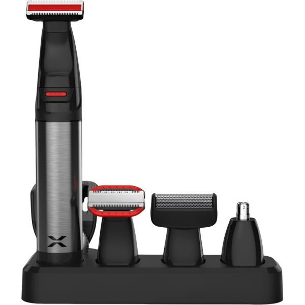KIT AFEITADORA XION XI-HAIRONE4X1 4 EN 1 RECARGABLE SILVER BIVOLT