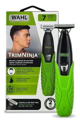AFEITADORA TRIMMER WAHL TRIMNINJA SINGLE BLADE GREEN 3031073